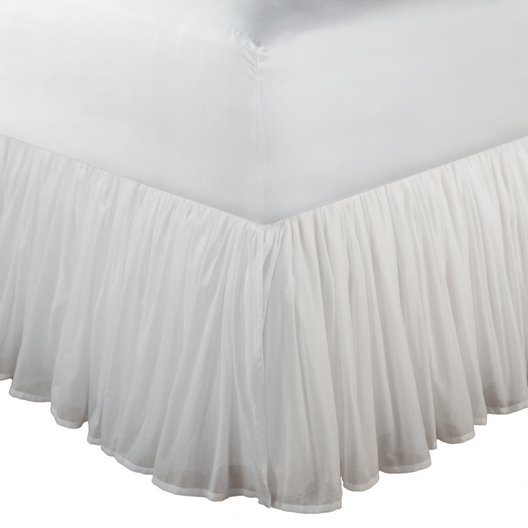 Greenland Home Fashions Ruffled 15" Bed Skirt & Reviews Wayfair